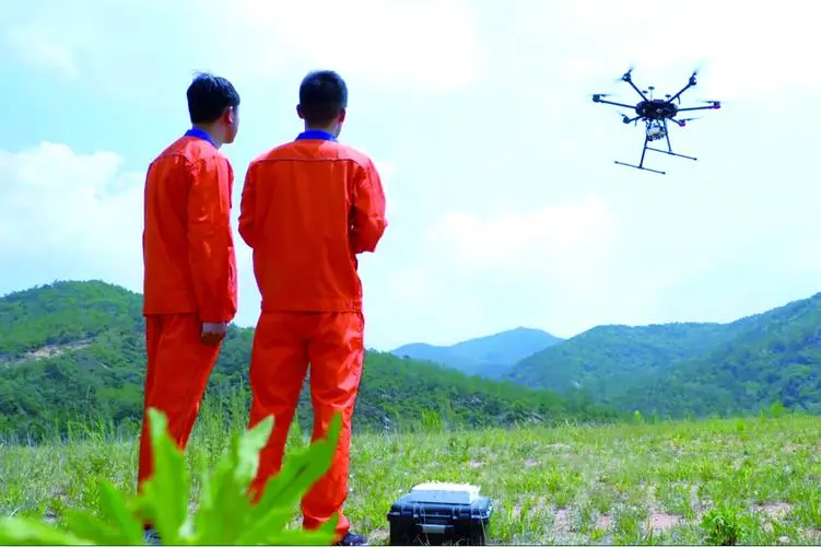 太白无人机倾斜摄影巡检拍摄